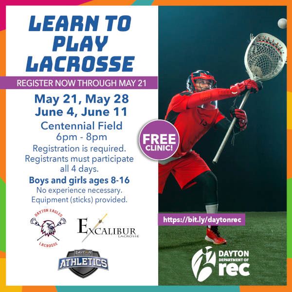 Flier promoting 2024 Lacrosse Lessons. Details available below flier.