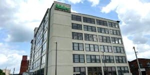 Nidec Press and Automation building in downtown Dayton.